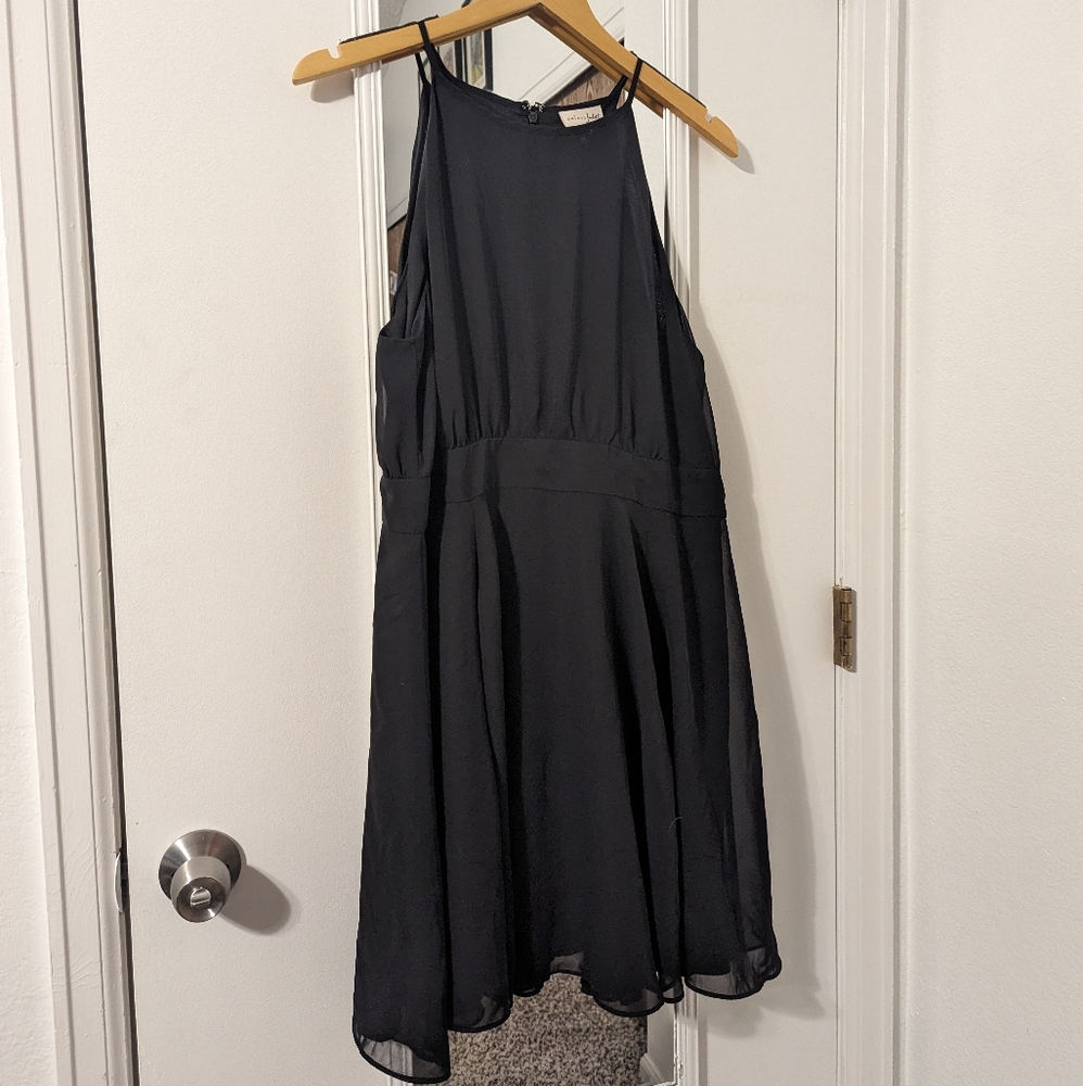 Black Halter dress, Size 14